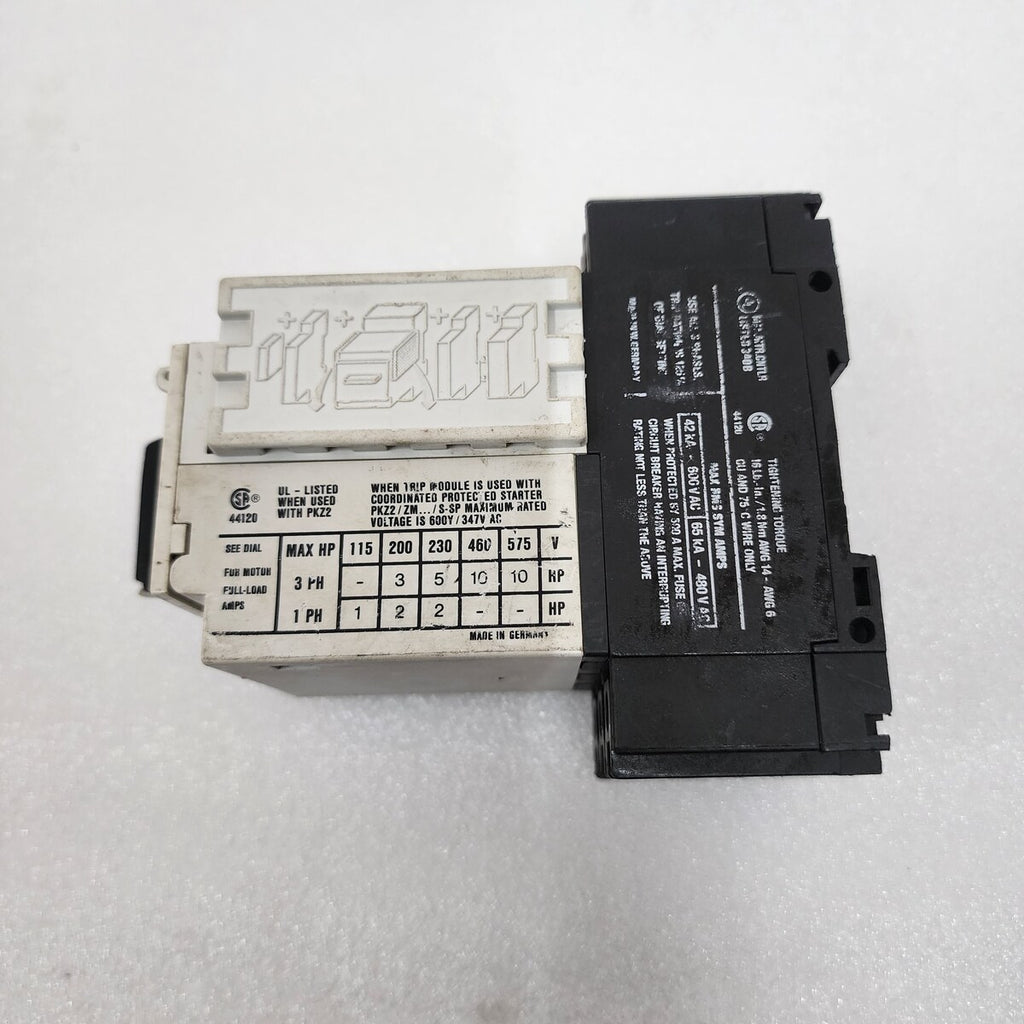 MOELLER ZM-16-PKZ2 MANUAL MOTOR OPERATOR