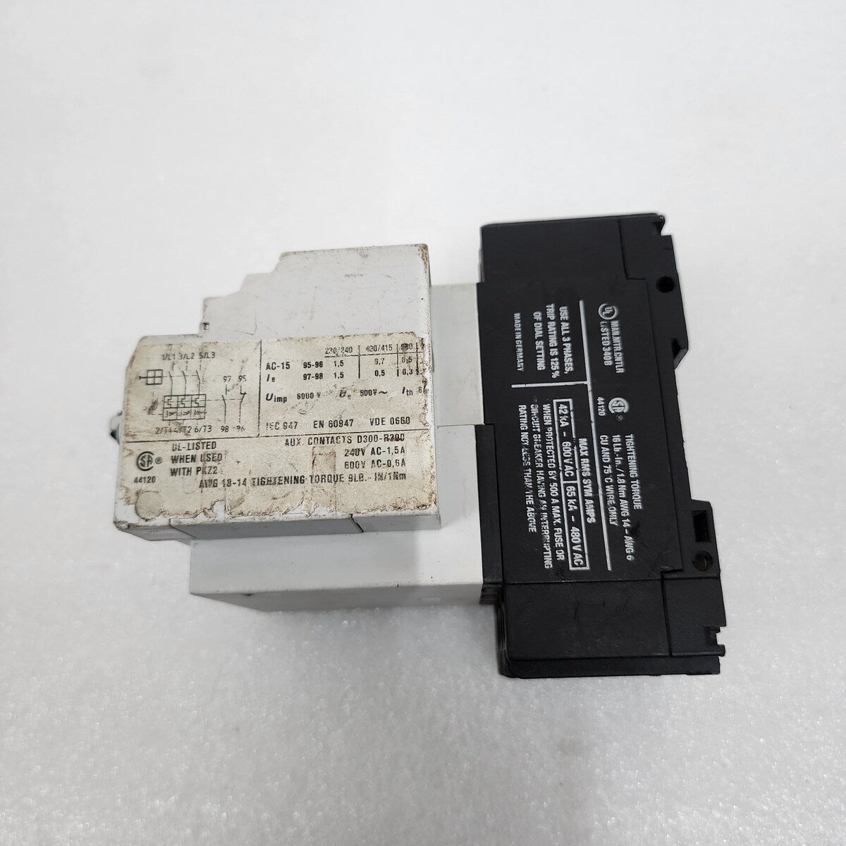 MOELLER ZMR-16-PKZ2 MANUAL MOTOR PROTECTOR