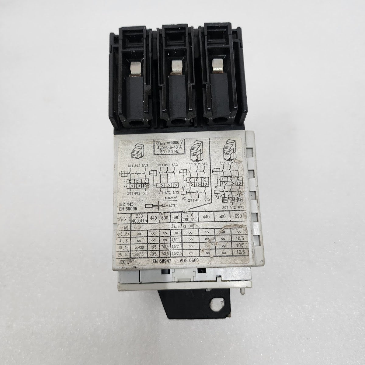 MOELLER ZM-10-PKZ2 MANUAL MOTOR PROTECTOR