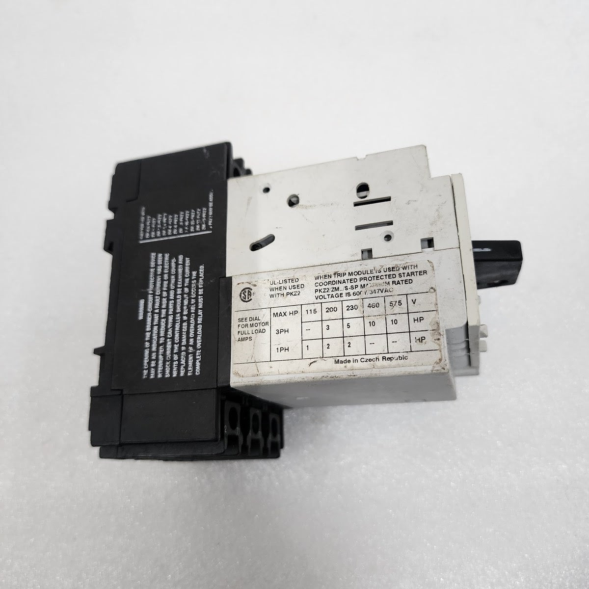 MOLLER ZMR-16-PKZ2 MANUAL MOTOR PROTECTOR
