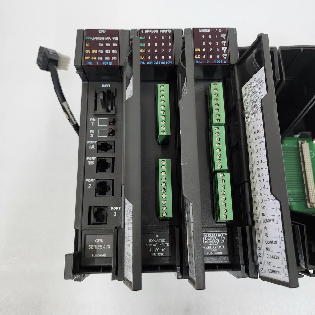 MOTOROLA FLN2414B CPU ANALOG I/O FRN1421C DIGITAL I/O FRN1490B