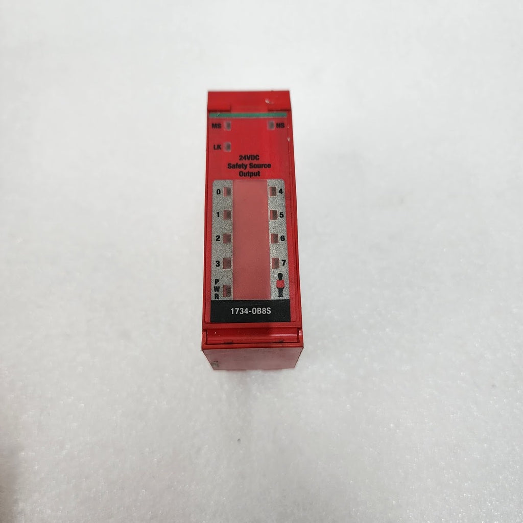 ALLEN BRADLEY CAT 1734-0B8S POINT GUARD I/O SAFETY MODULE 19907 SER A