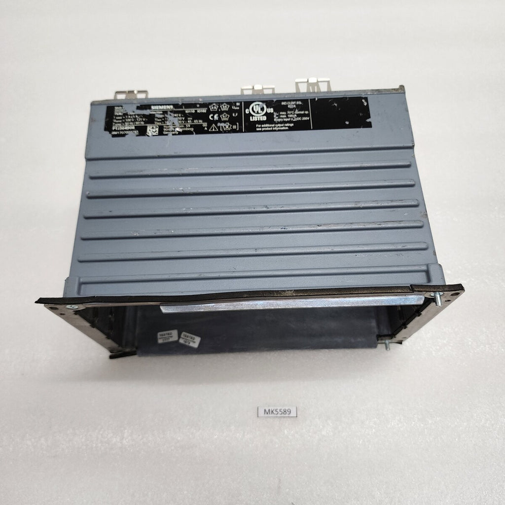 SIEMENS SIPROTEC 7SJ82 EMPTY BACK PANEL
