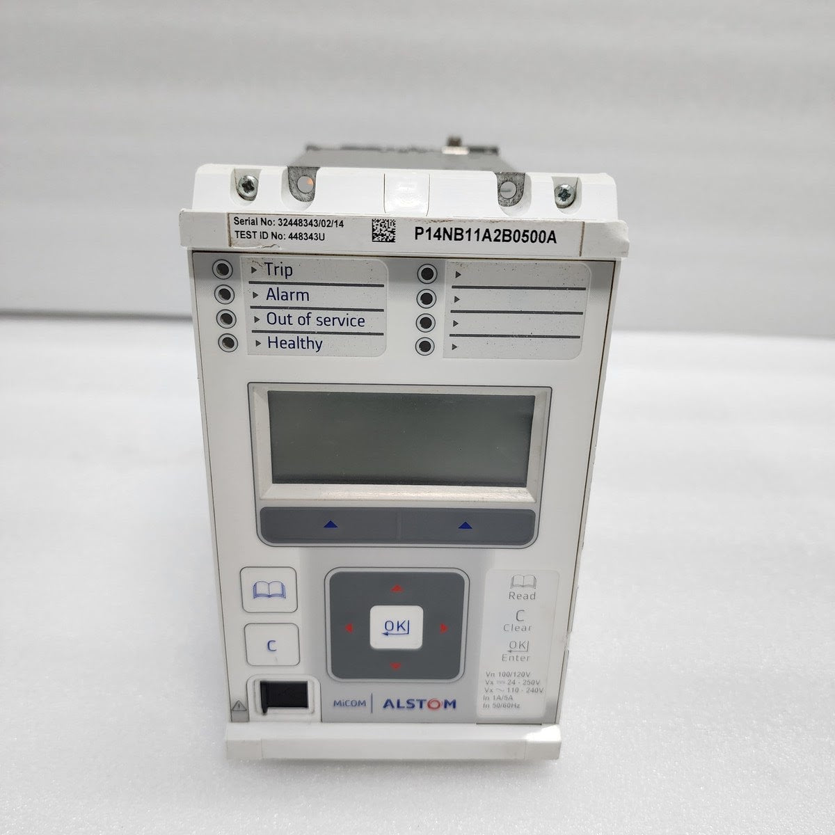 ALSTOM MICOM P14NB11A2B0500A P14NB NON DIRECTIONAL RELAY