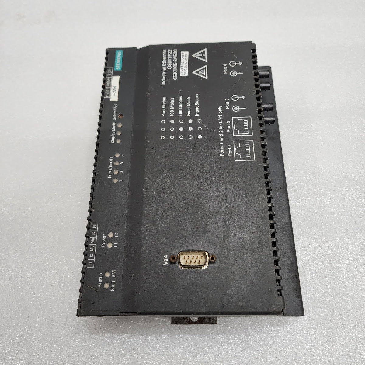 SIEMENS OSMTP22 INDUSTRIAL ETHERNET SWITCH 6GK1105-2AE00
