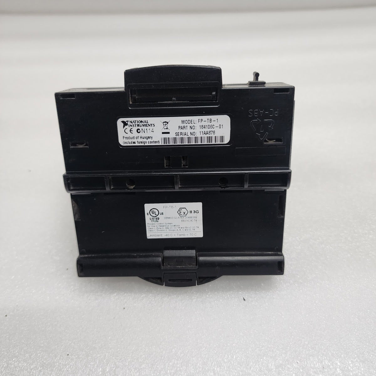 NATIONAL INSTRUMENT FP-AI-100 8CH 12BIT ANALOG INPUT MODULE FP-TB-1