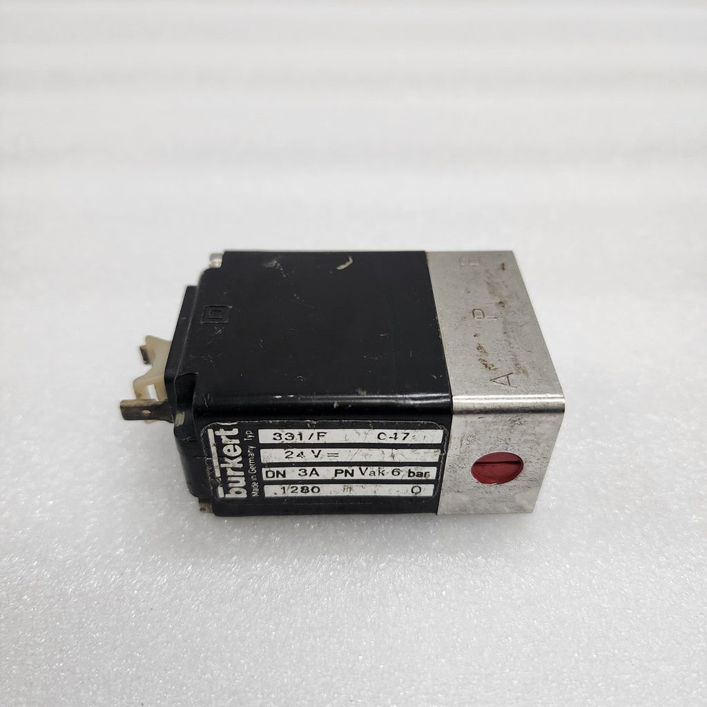 BURKERT 331/F C17 SOLENOID VALVE 24VDC