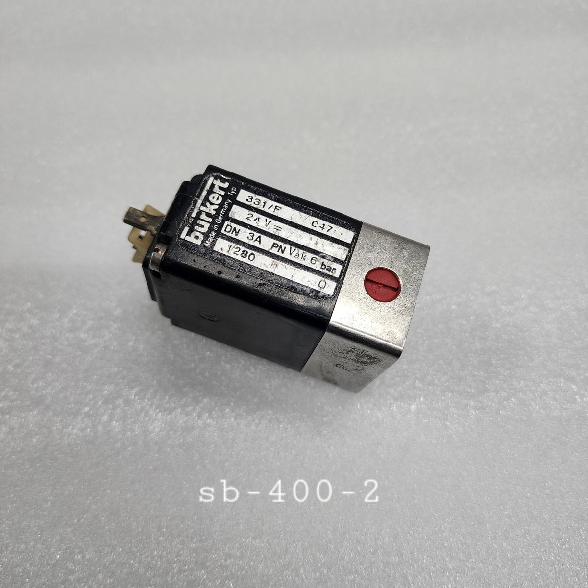 BURKERT 331/F C17 SOLENOID VALVE 24VDC