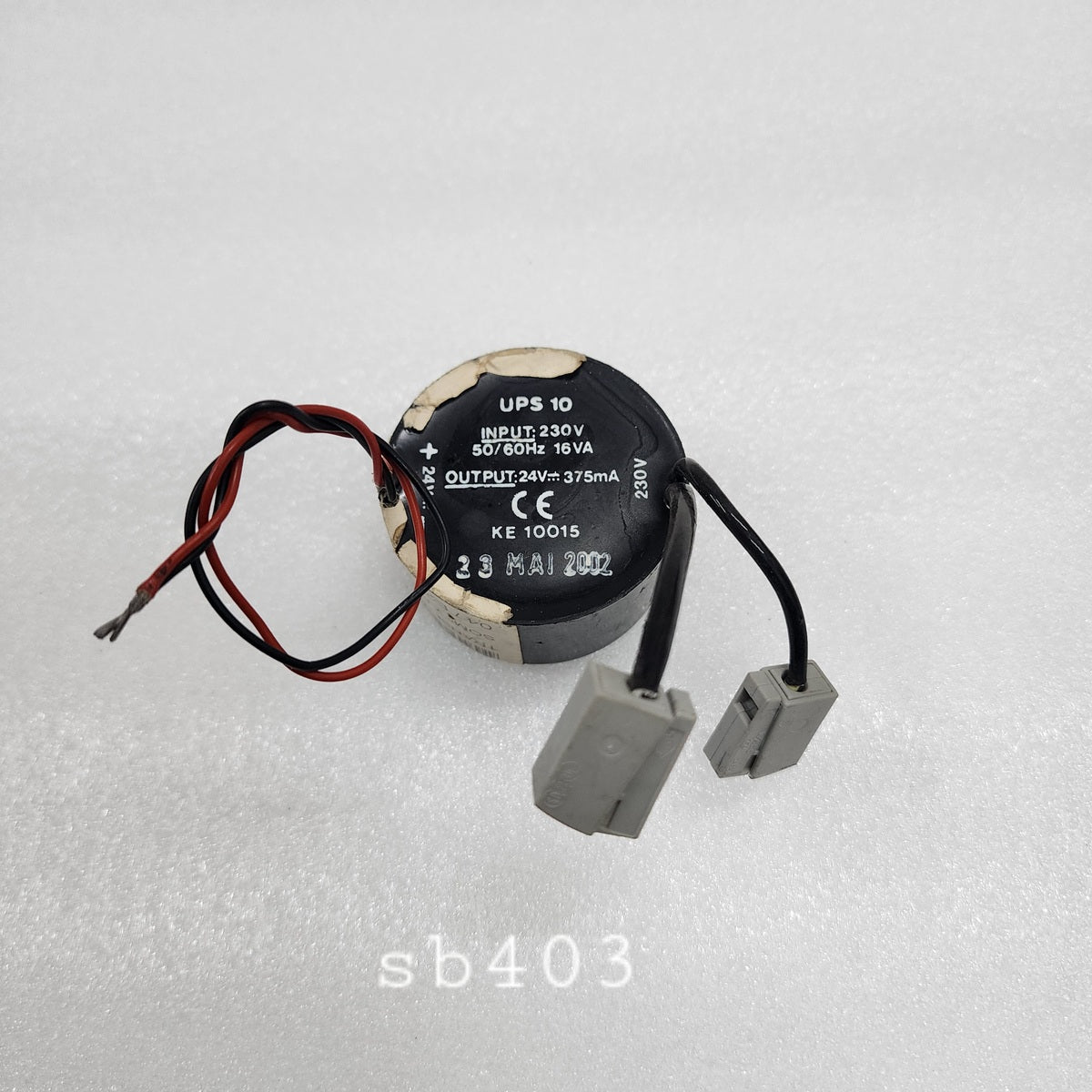 SOMFY UPS10 TRANSFORMER 24VDC