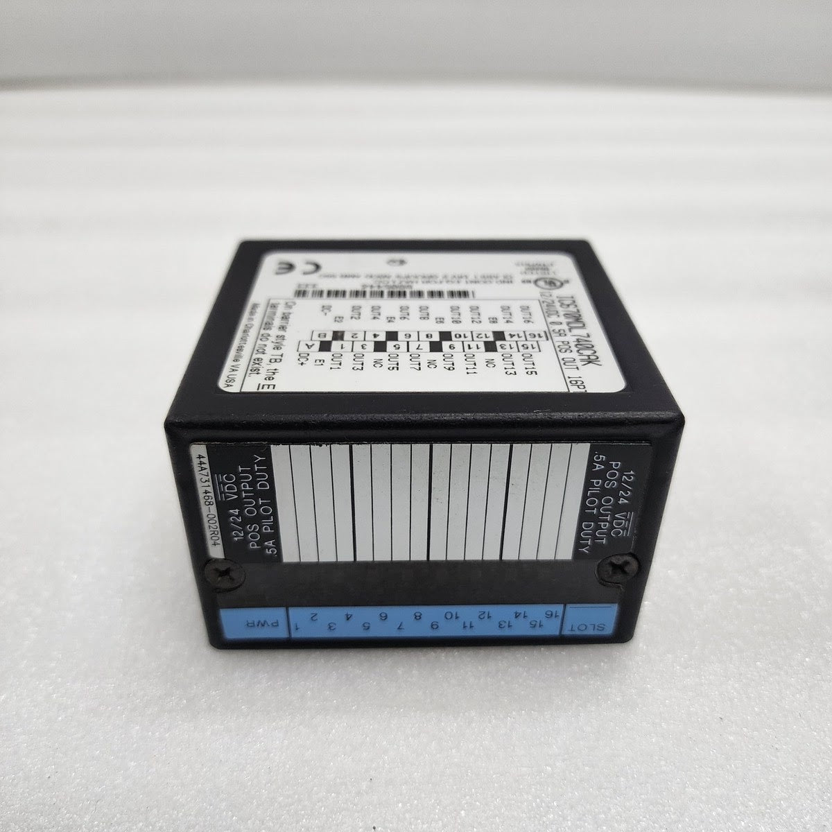 GE FANUC IC670MDL 740CAK POS OUTPUT MODULE 12/24VDC