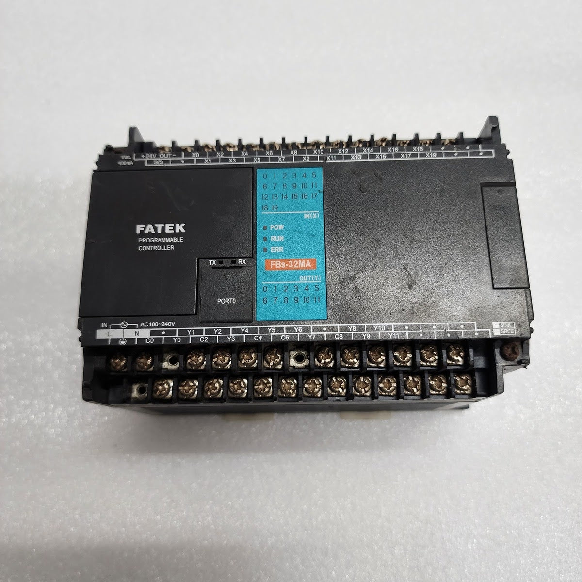 FATEK FBS-32MA PROGRAMMABLE CONTROLLER 100-240VAC