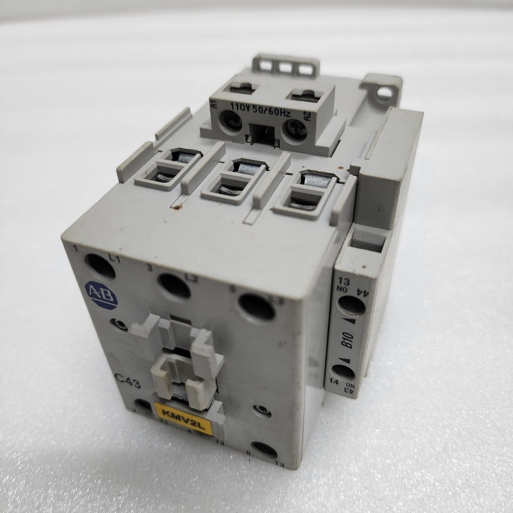 ALLEN BRADLEY CAT 100-C43-00 SER A MAGNETIC CONTACTOR 85A 110V