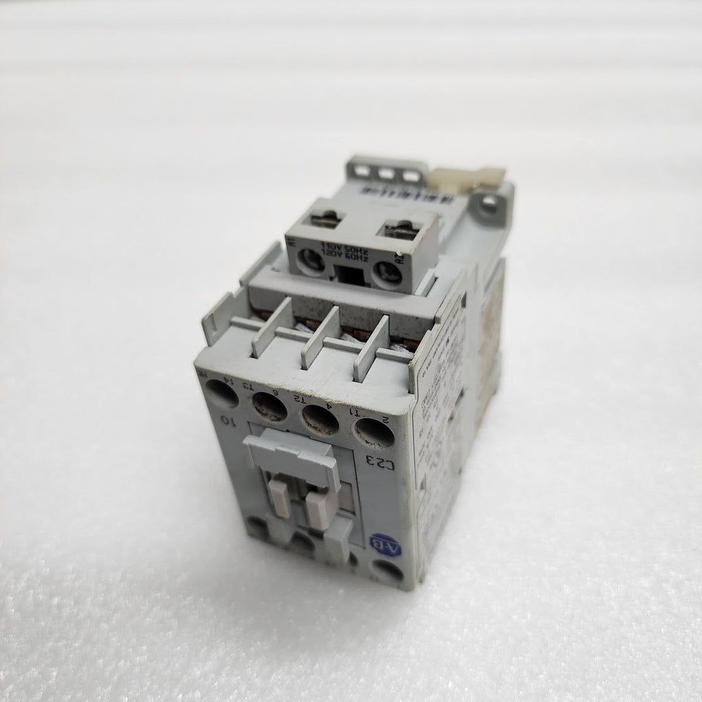 ALLEN BRADLEY CAT 100-C23-10 SER C MAGNETIC CONTACTOR 32A COIL VOLTAGE 110-120V