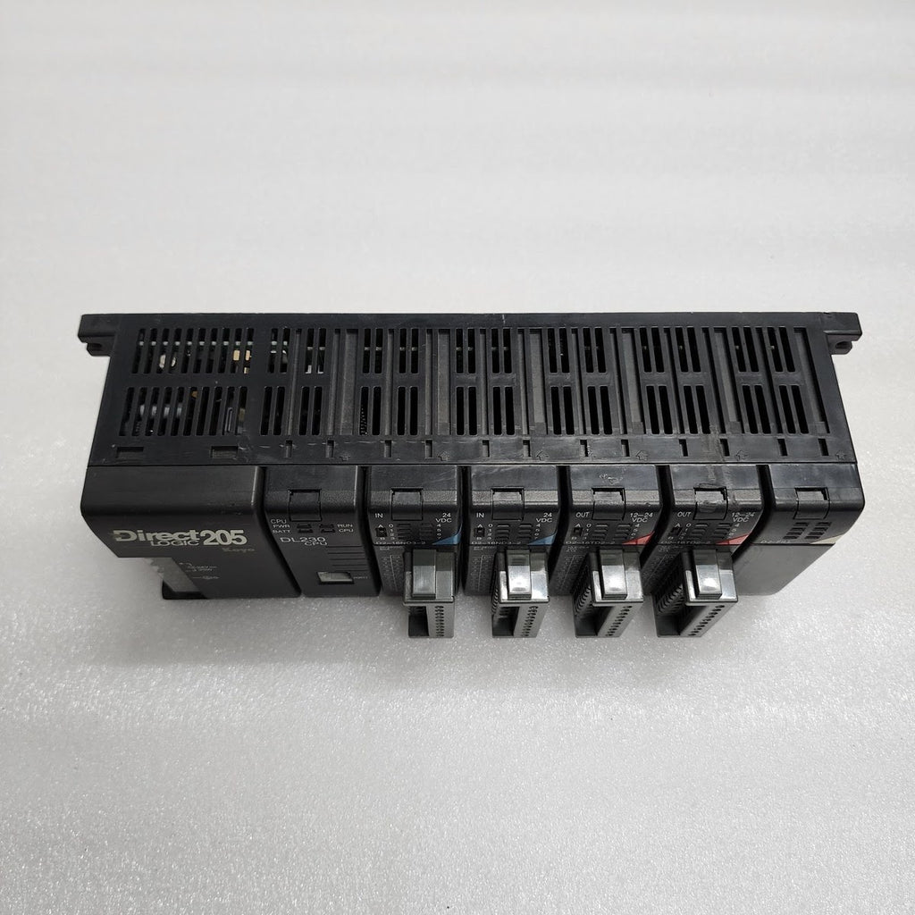 DIRECT LOGIC 205 KOYO PLC DL230 CPU D2-16ND3-2 IN D2-16TD2-2 OUT D2-06BDC1-1