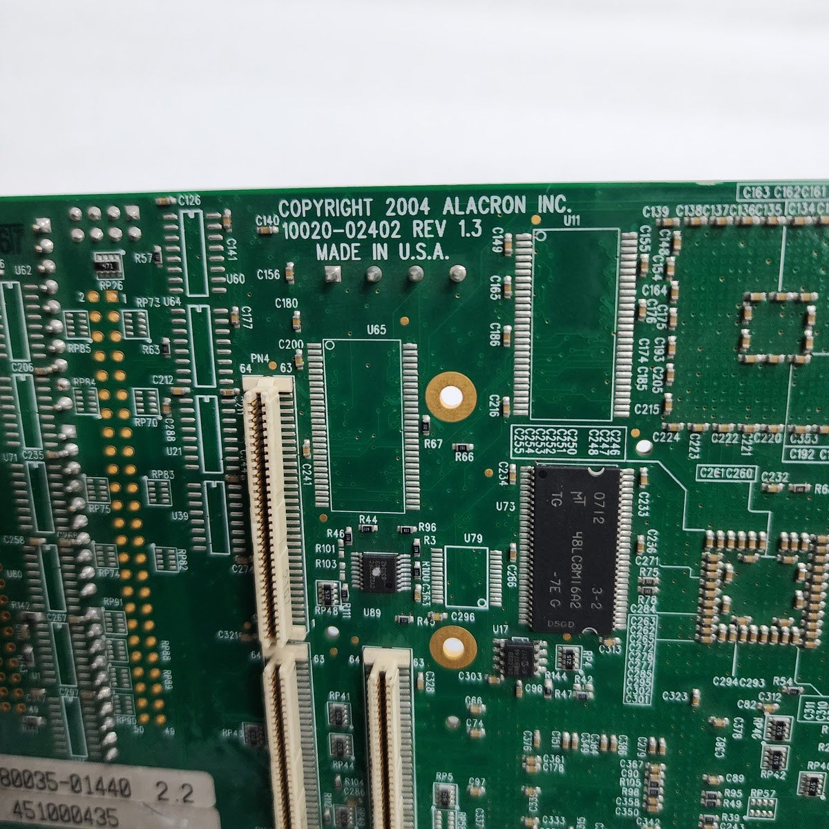 ALACRON INC 10020-02402 REV 1.3 PCB 80035-01440 REV 2.2 451000435