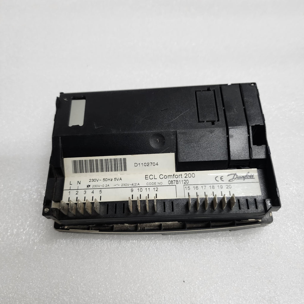 DANFOSS ECL COMFORT 200 ELECTRONIC CONTROLLER HOT WATER SYSTEM 087B1120 230V
