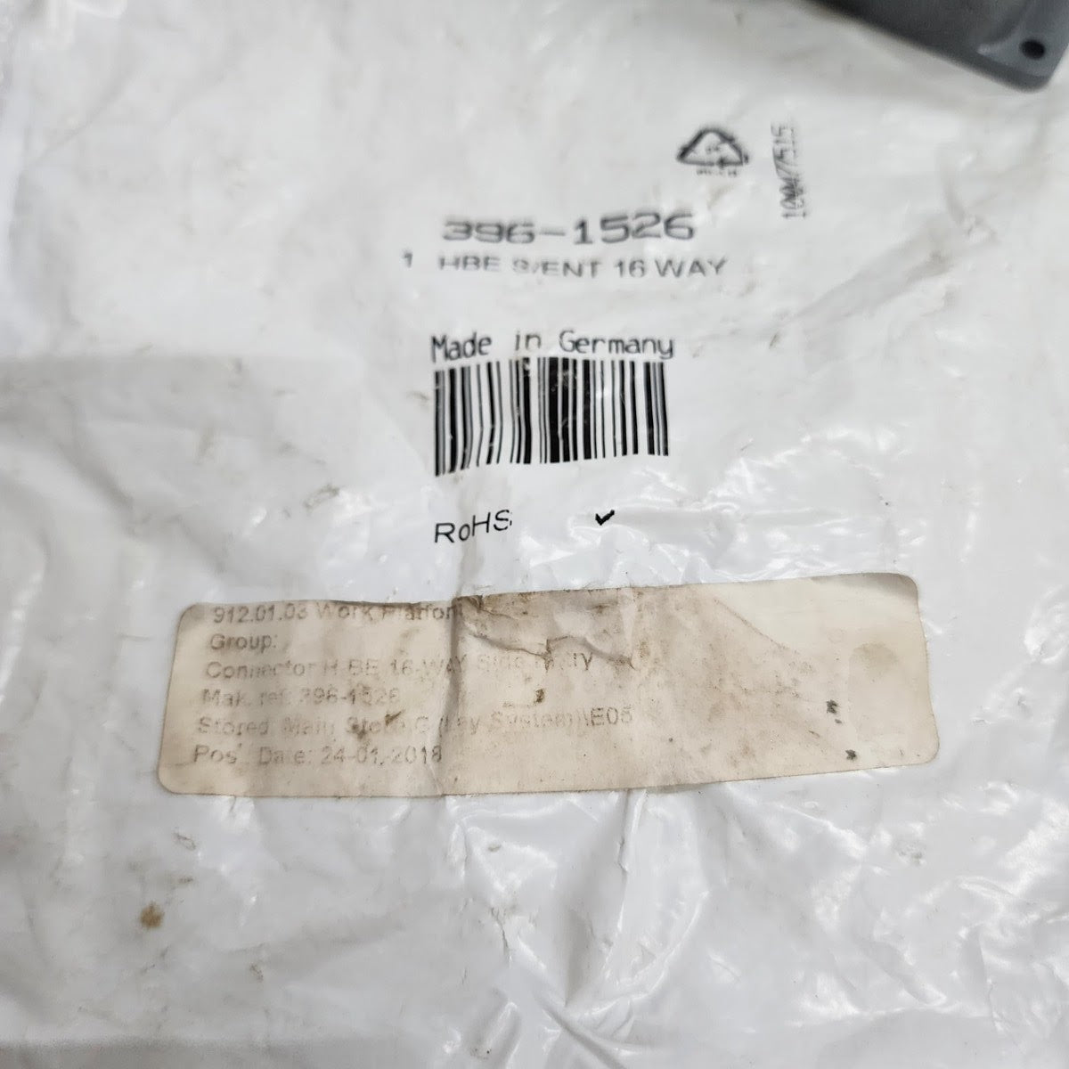 EPIC 396-1526 CONTACT CONNECTOR SET 16 WAY 16A FEMALE TO MALE