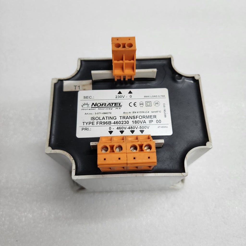 NORATEL FR96B-460230 ISOLATING TRANSFORMER 180VA 3-071-096270 230V
