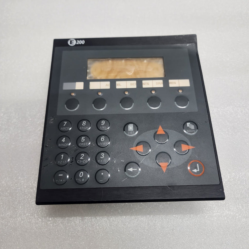 G&L BEIJER MAC MTA E200 GRAPHICAL OPERATOR TERMINAL 02800B 24VDC 9843-320