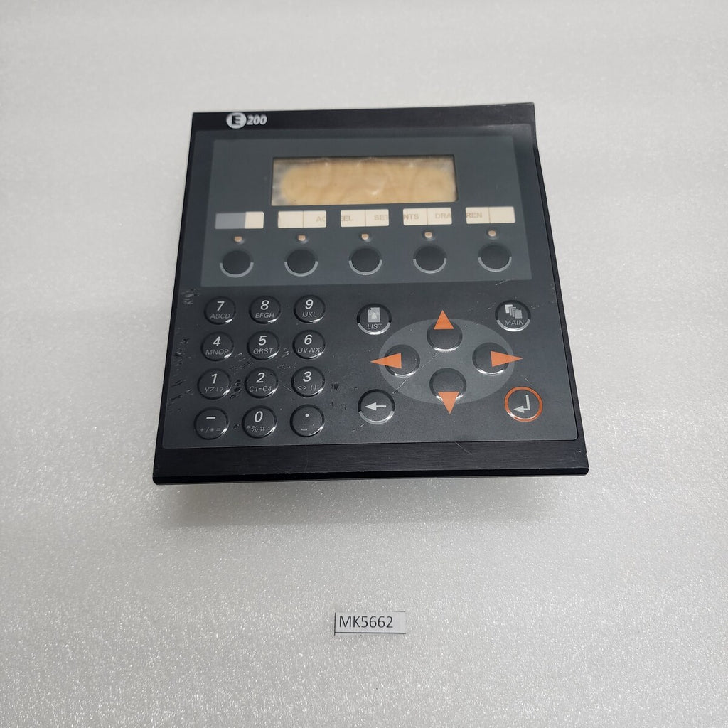 G&L BEIJER MAC MTA E200 GRAPHICAL OPERATOR TERMINAL 02800B 24VDC 9843-320