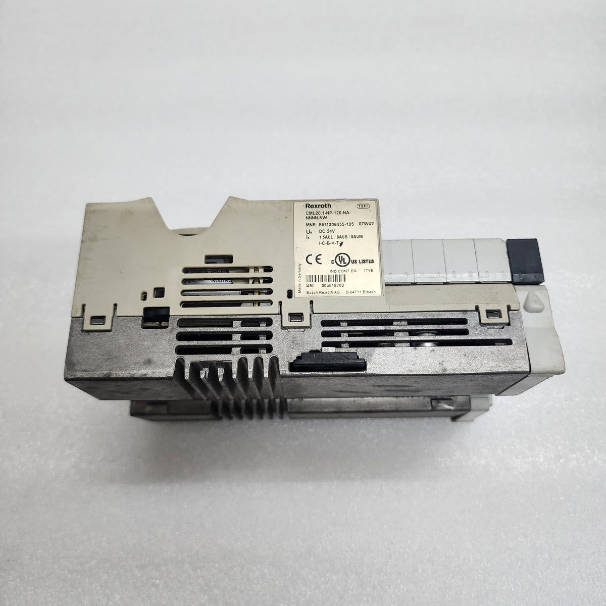 REXROTH CML20.1-NP-120-NA-NNNN-NW INDRA CONTROLLER R911306455-105 24VDC