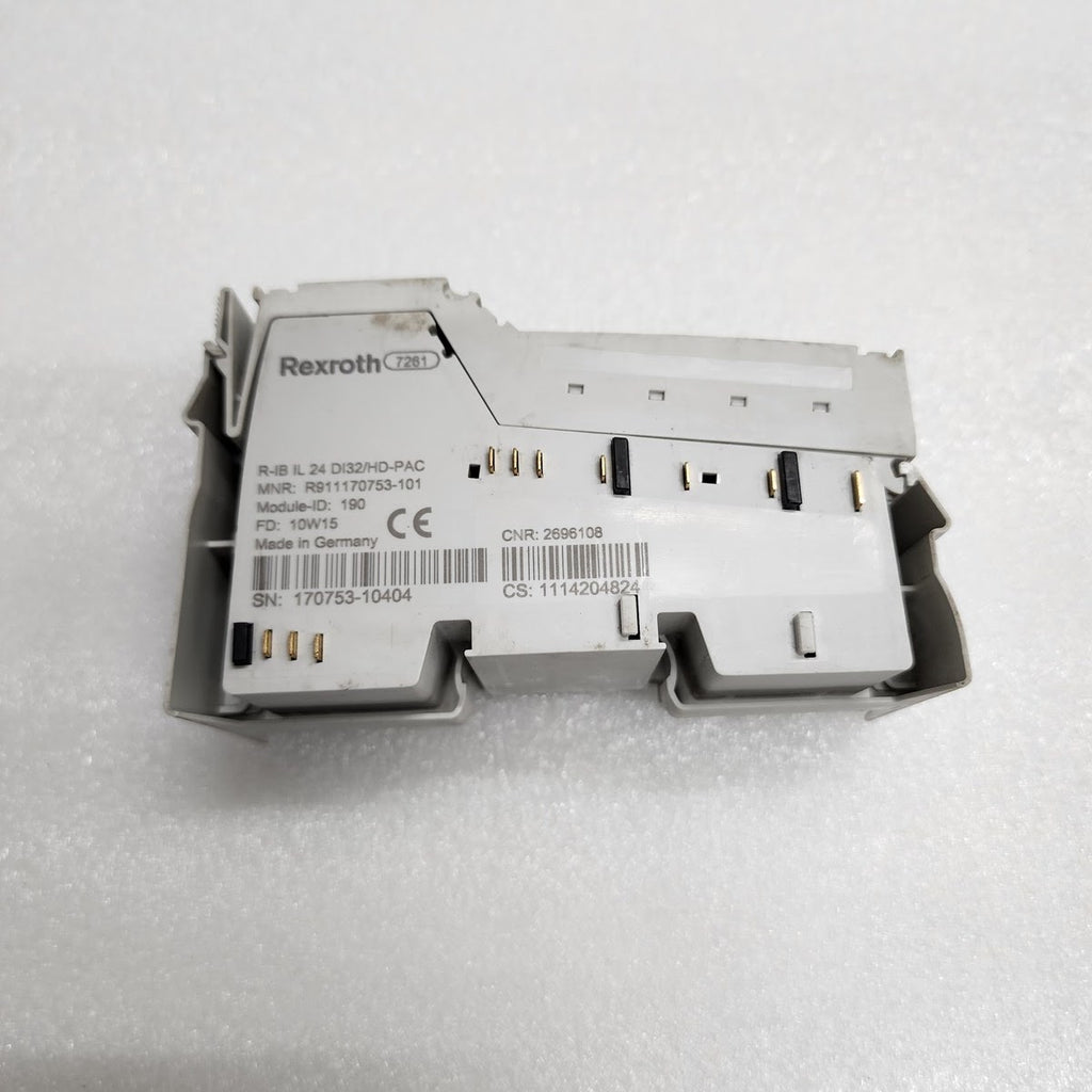 REXROTH R-IB IL 24 DI32/HD-PAC DIGITAL MODULE R911170753-101 RIBIL24