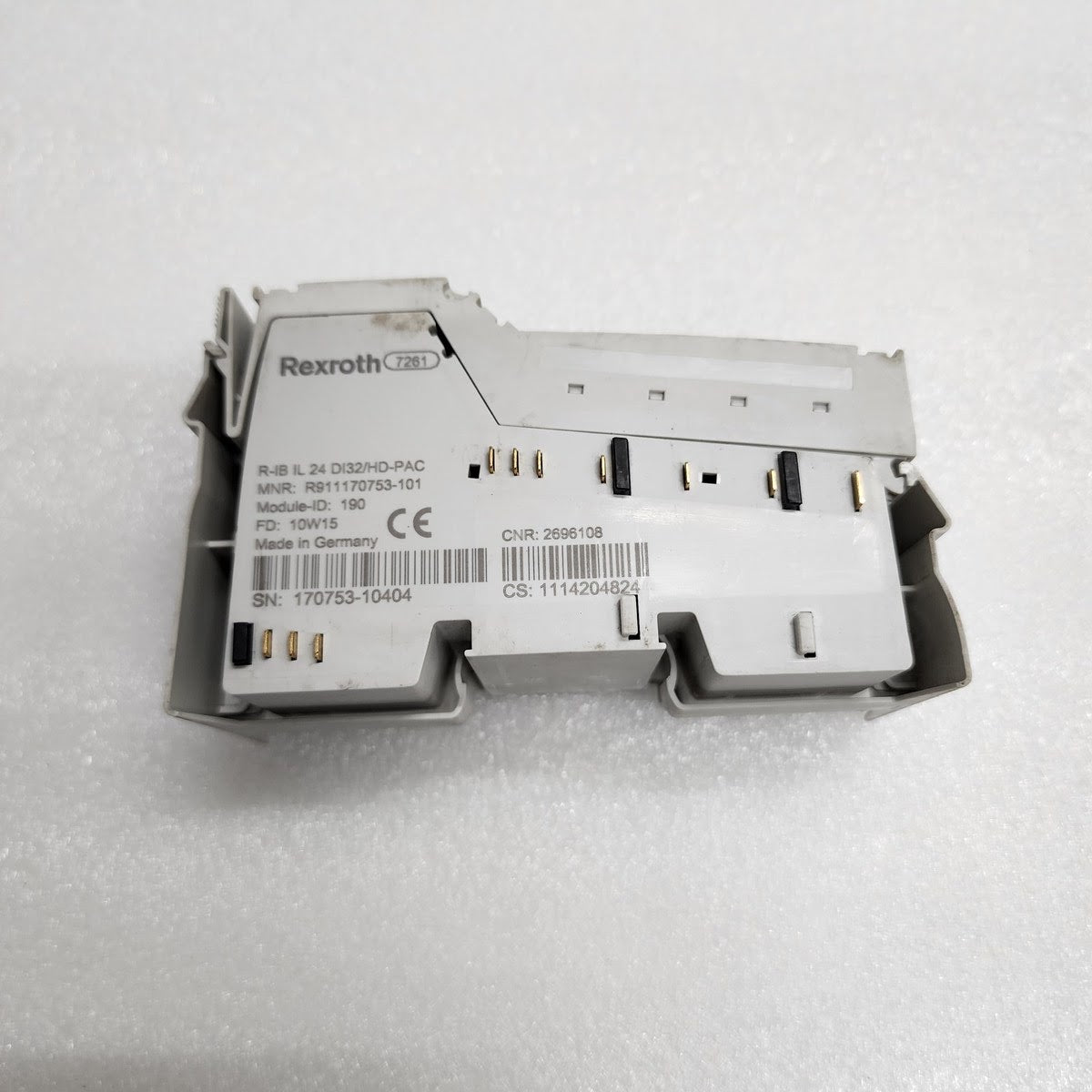 REXROTH R-IB IL 24 DI32/HD-PAC DIGITAL MODULE R911170753-101 RIBIL24
