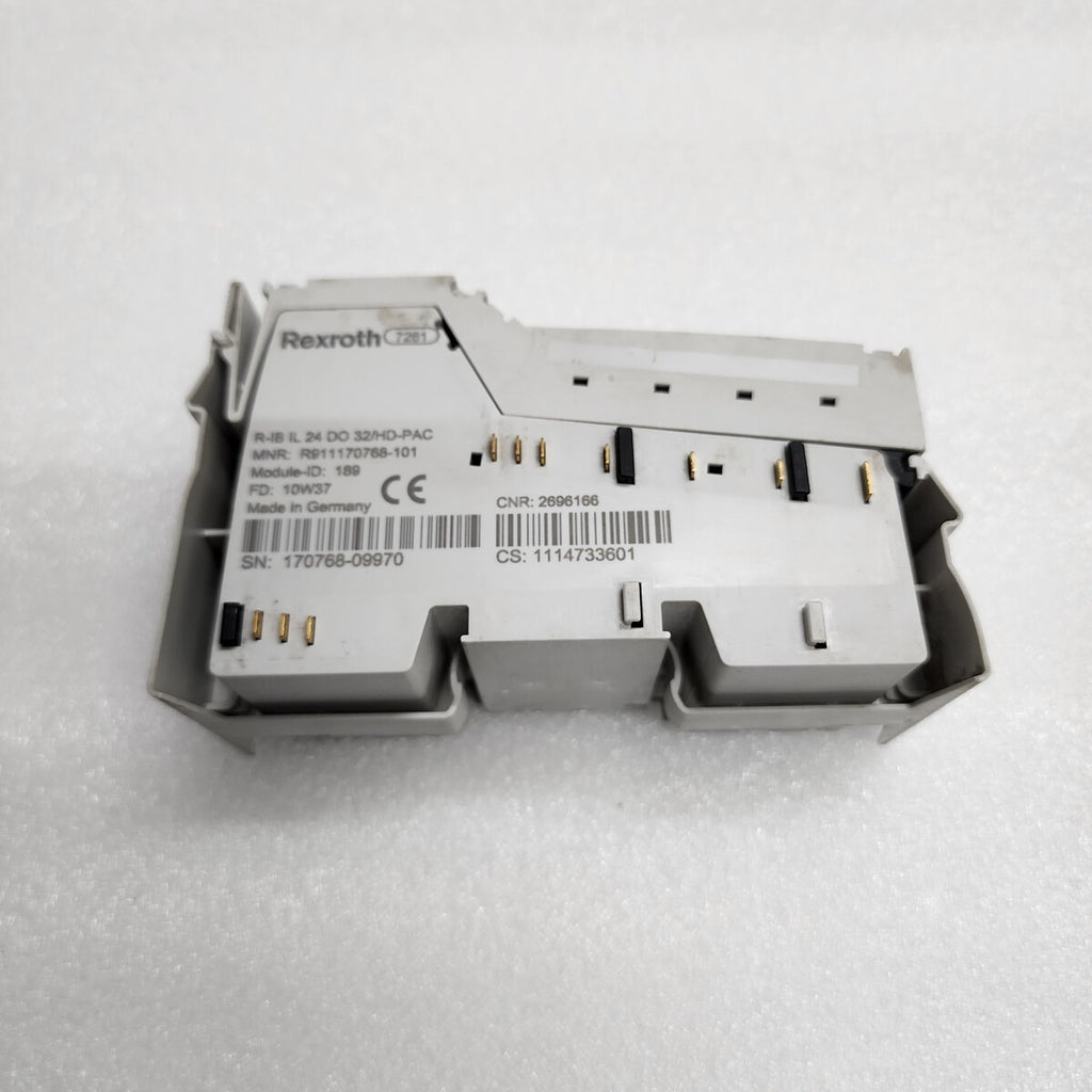 REXROTH R-IB IL 24 DO 32/HD-PAC 32CH DIGITAL INPUT TERMINAL MODULE R911170768-10
