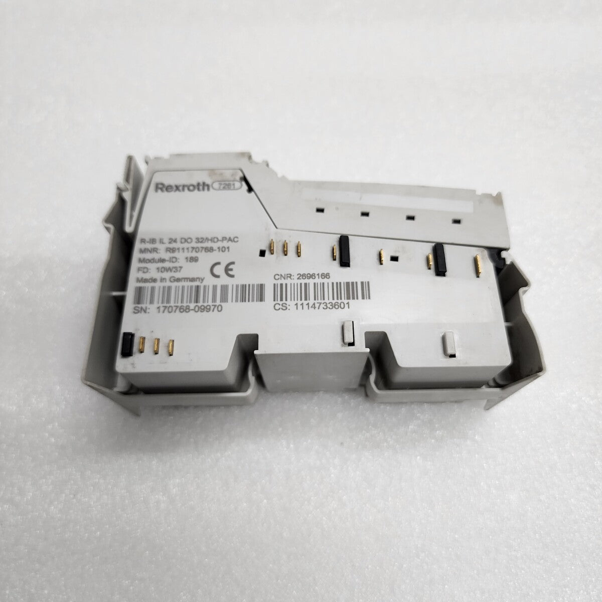 REXROTH R-IB IL 24 DO 32/HD-PAC 32CH DIGITAL INPUT TERMINAL MODULE R911170768-10