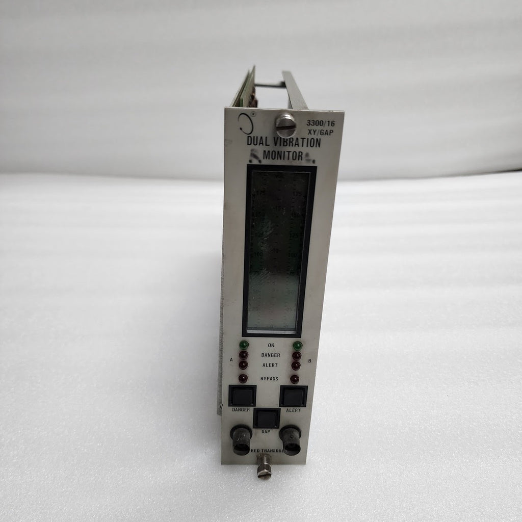 BENTLY NEVADA 3300/16-13-01-03-00-00-00 DUAL VIBRATION XY/GAP MONITOR  3300/16