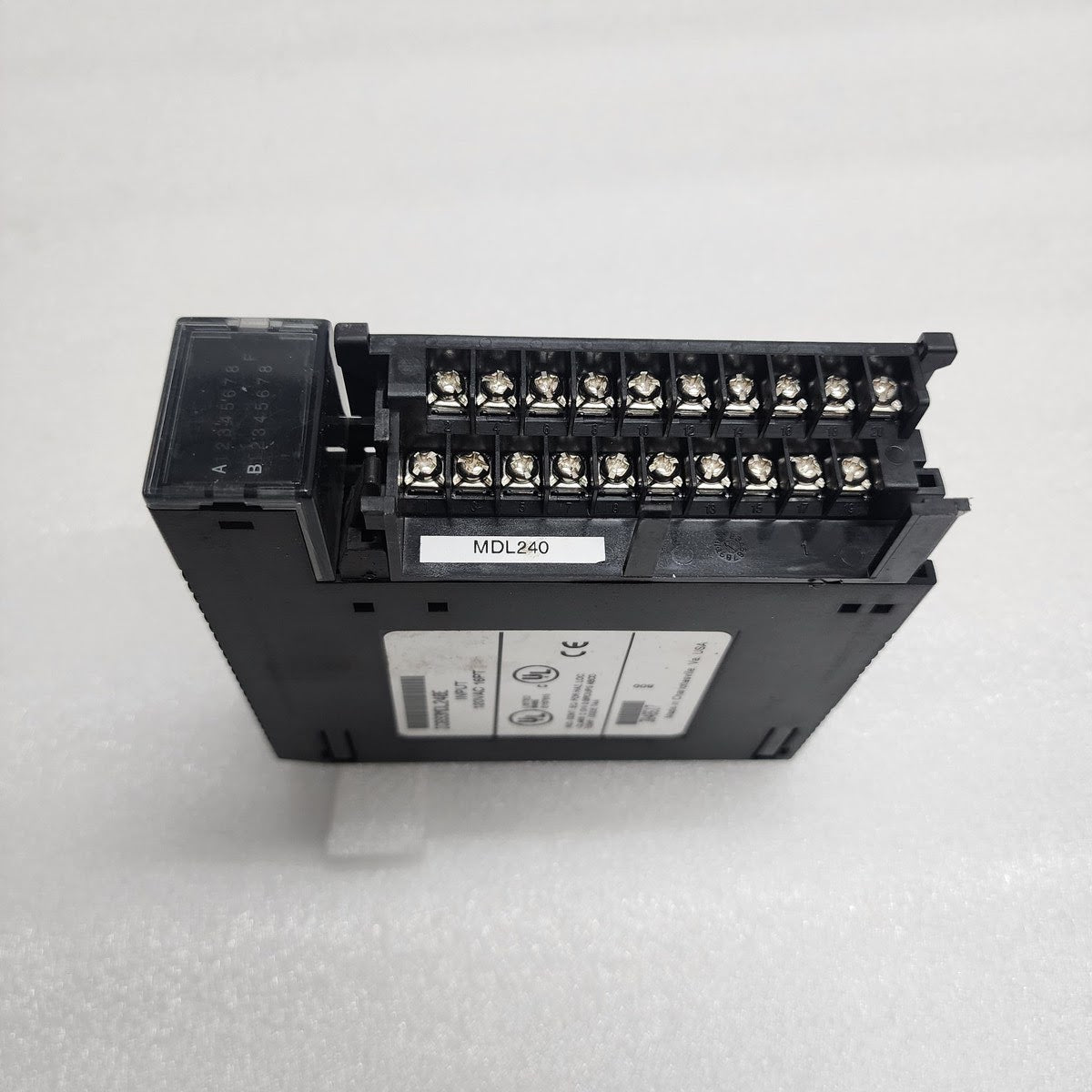 GE FANUC IC693MDL240E 16PT INPUT MODULE 120VAC
