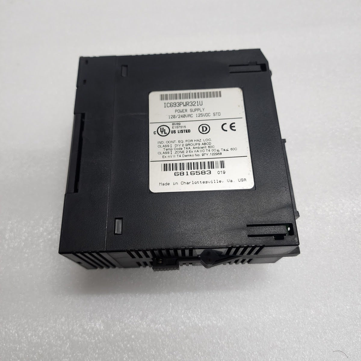 GE FANUC IC693PWR321U POWER SUPPLY MODULE 120/240VAC 125VDC