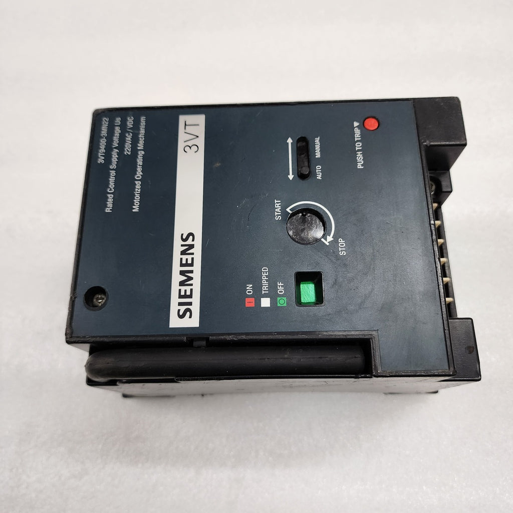 SIEMENS 3VT9400-3MN22 VT400 MOTORIZED OPERATING MECHANISM 220VAC/VDC