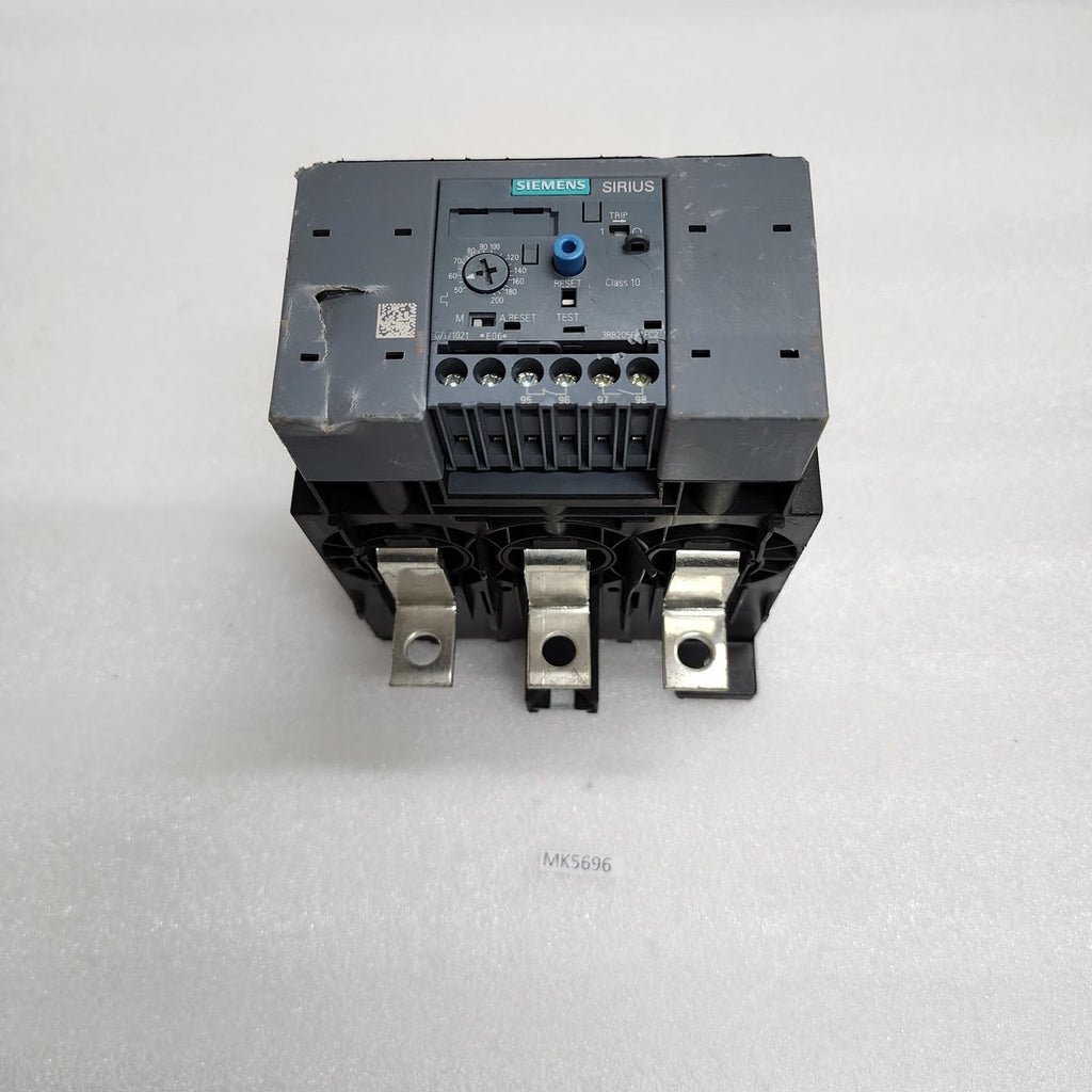 SIEMENS 3RB2056-1FC2 OVERLOAD RELAY 50-200A BODY DAMAGED