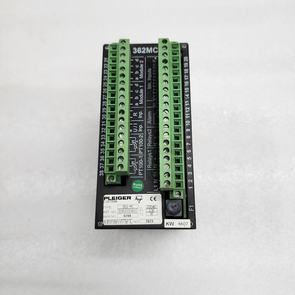 PLEIGER ELEKTRONIK 362MC PID MULTIFUNCTION CONTROLLER 9362000800 230V