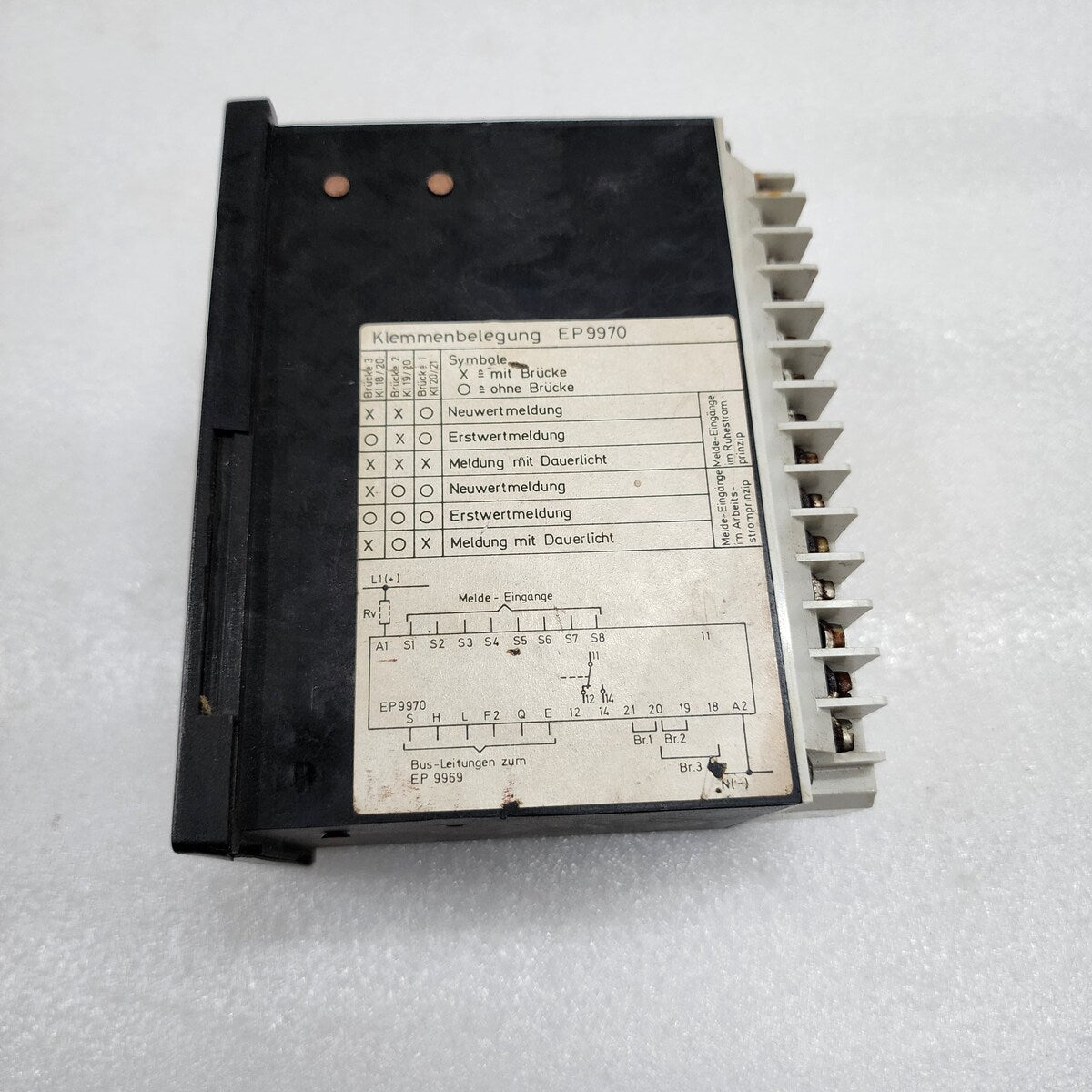 DOLD EP 9970 KLEMMENBELEGUNG 0020557 24VDC 3S