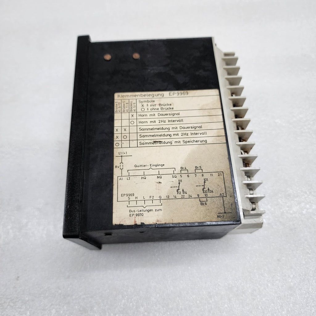DOLD EP 9969 KLEMMENBELEGUNG 0016590 24VDC