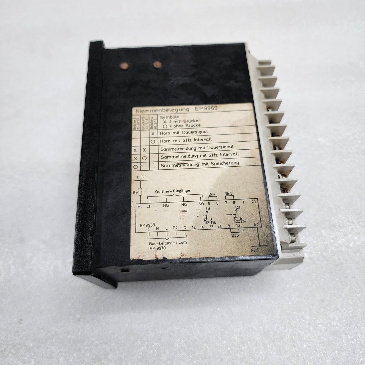 DOLD EP 9969 KLEMMENBELEGUNG 0016590 24VDC