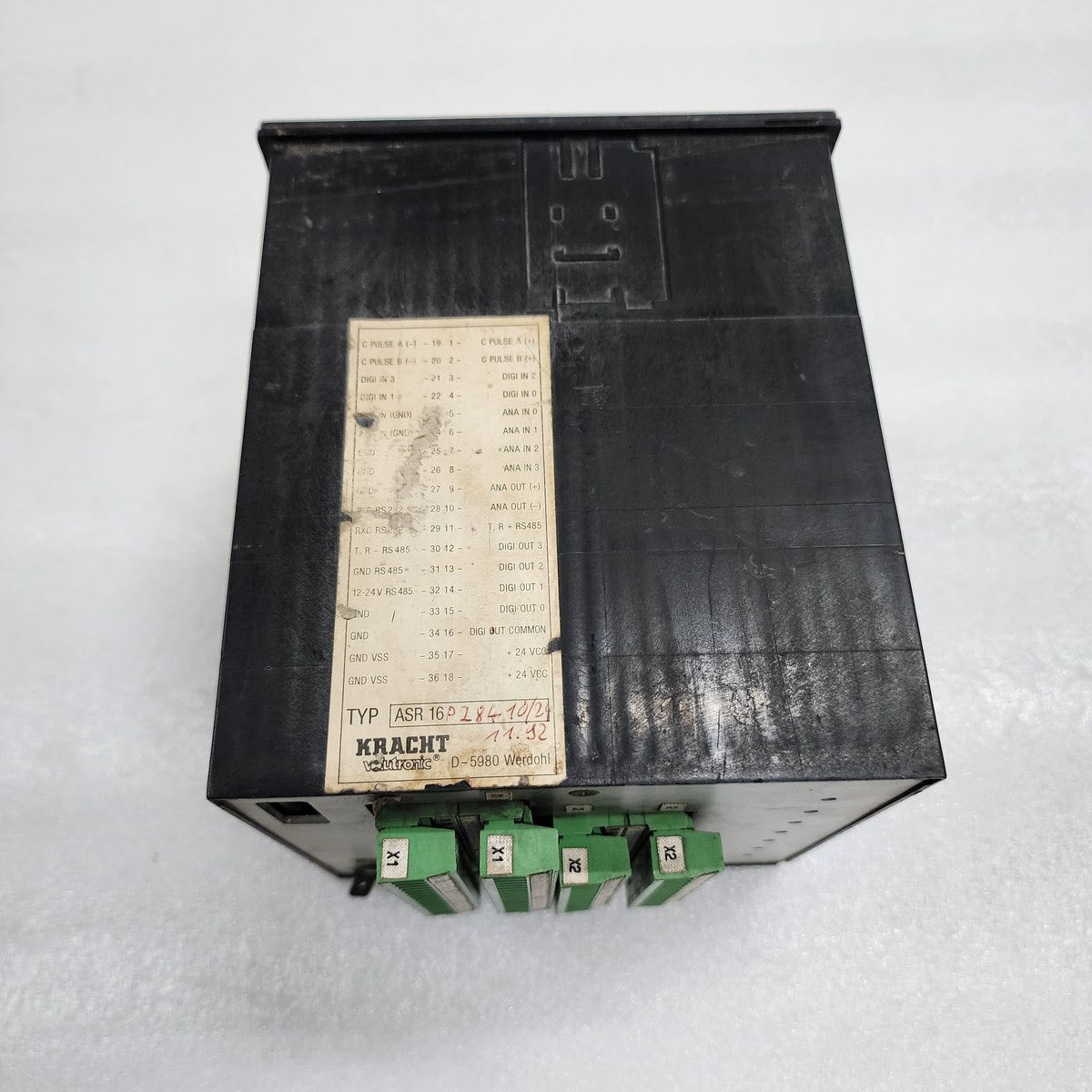KRACHT ASR 16 TEMPERATURE CONTROLLER