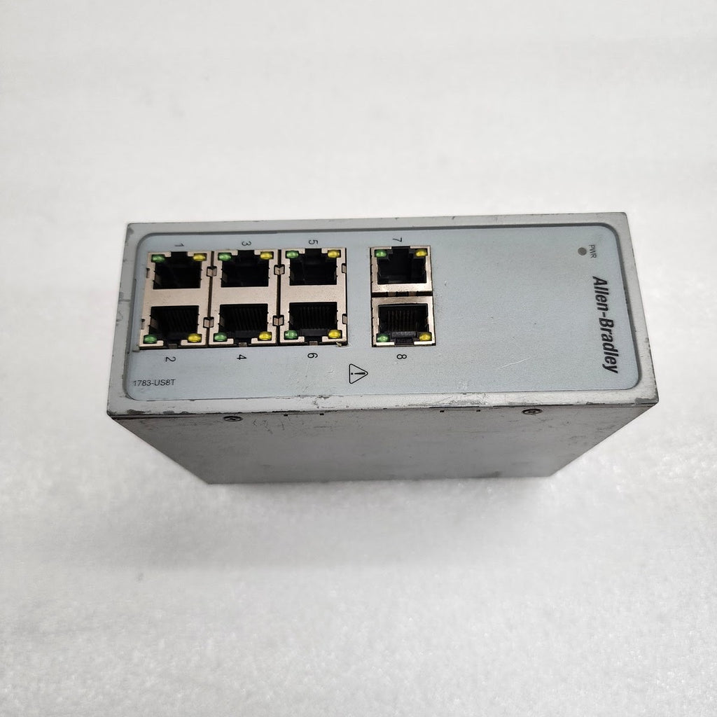 ALLEN BRADLEY CAT 1783-US8T ETHERNET SWITCH SER A 171228