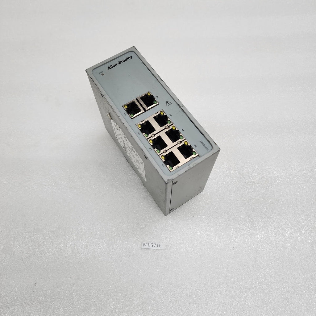 ALLEN BRADLEY CAT 1783-US8T ETHERNET SWITCH SER A 171228
