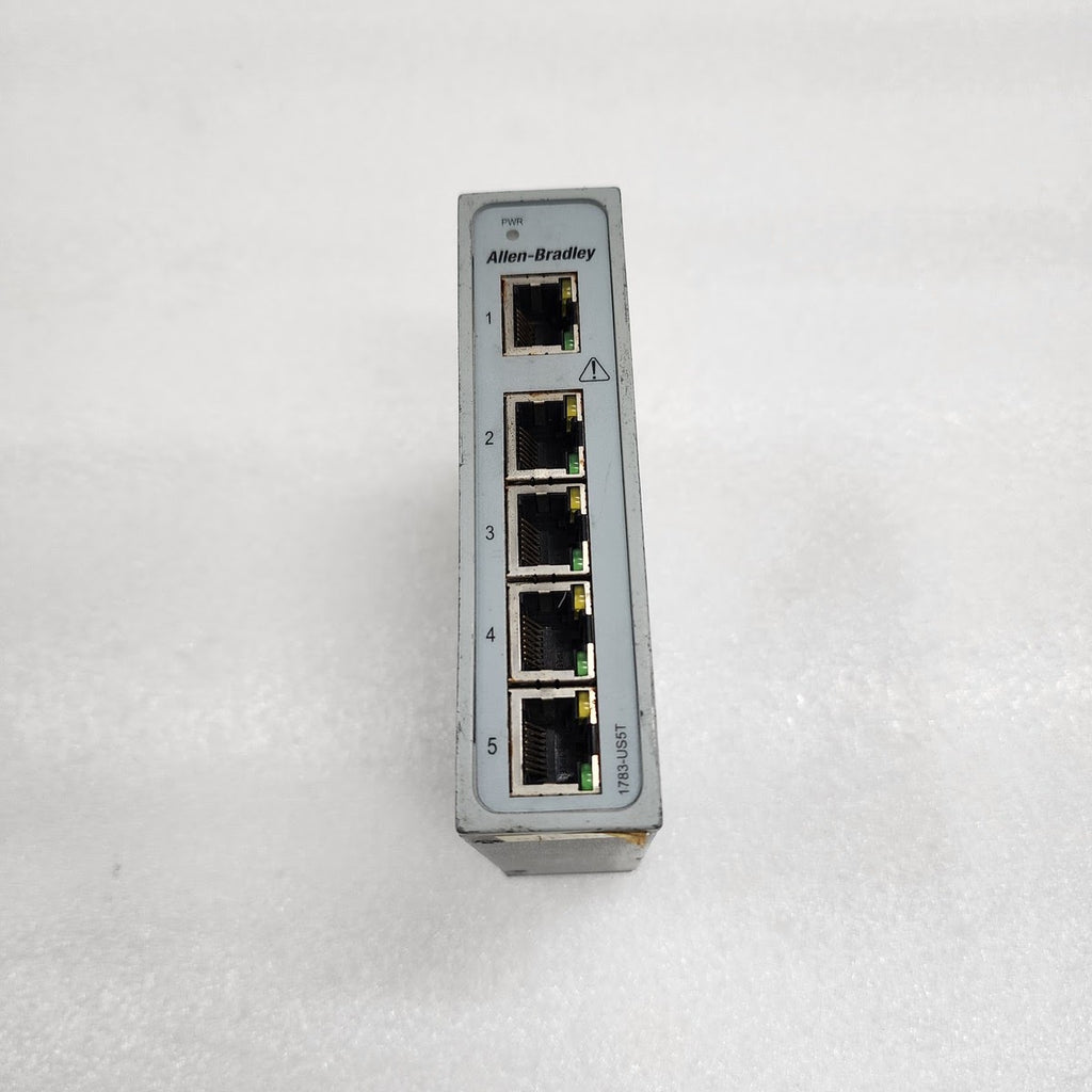 ALLEN BRADLEY CAT 1783-US5T ETHERNET SWITCH SER A 171066