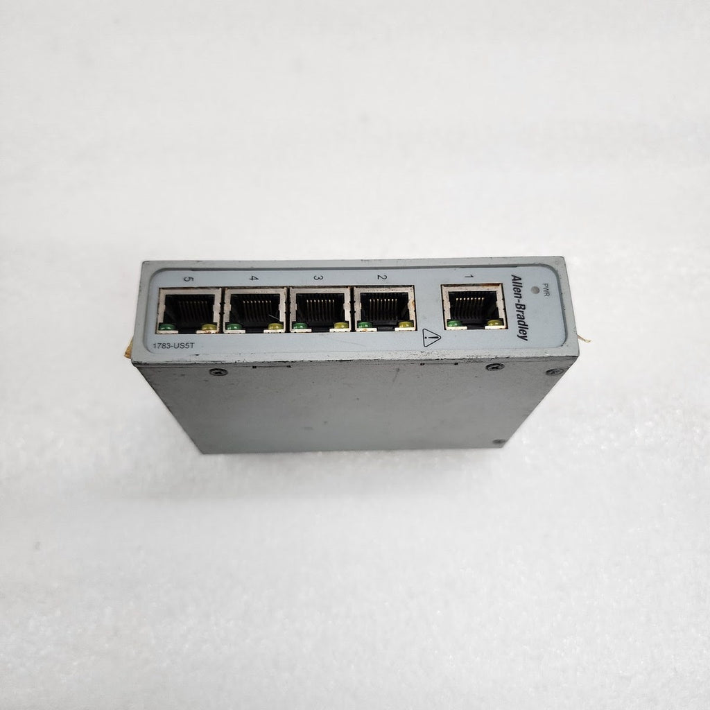 ALLEN BRADLEY CAT 1783-US5T ETHERNET SWITCH SER A 171066