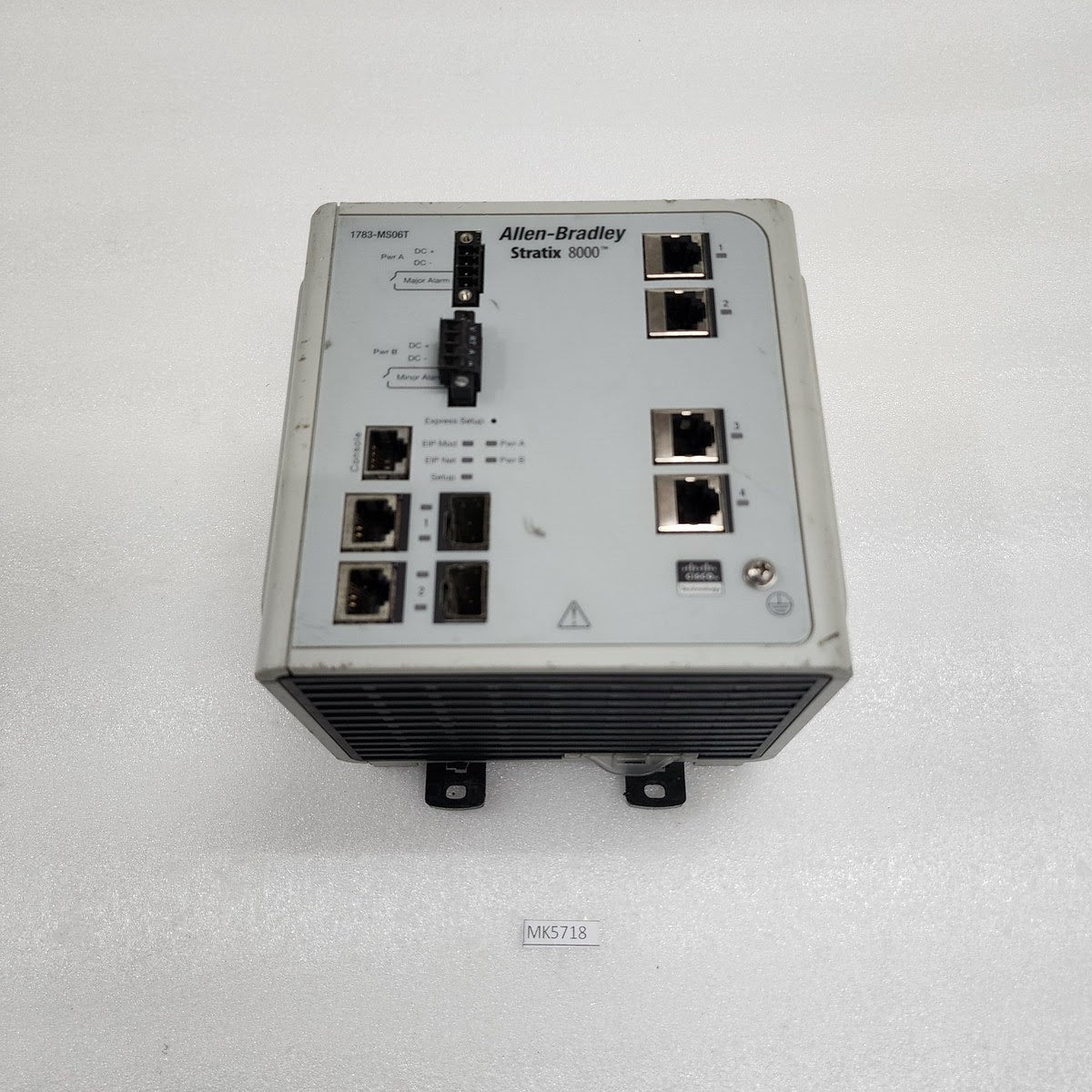ALLEN BRADLEY CAT 1783-MS06T ETHERNET SWITCH  STRATIX 8000