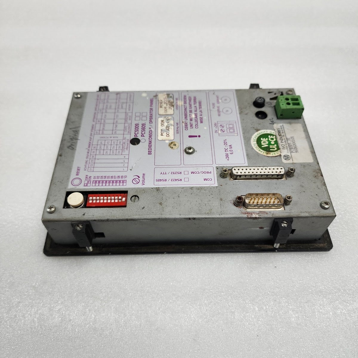 LAUER PCS 009 TOPLINE MICRO OPERATOR PANEL 24VDC