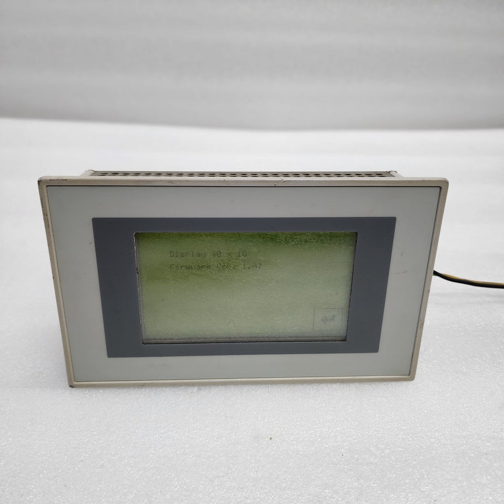 ESA VT155W00000N TERMINAL HMI TOUCH PANEL 24VDC - CHECK DISPLAY OUTPUT