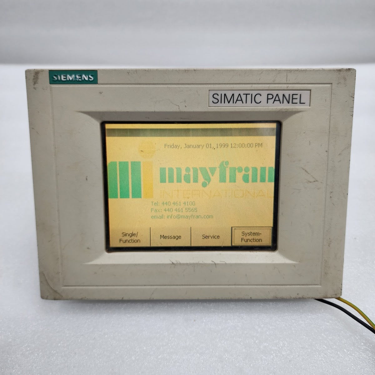 SIEMENS 6AV6 545-0BC15-2AX0 TOUCH PANEL TP 170B COLOR 24VDC