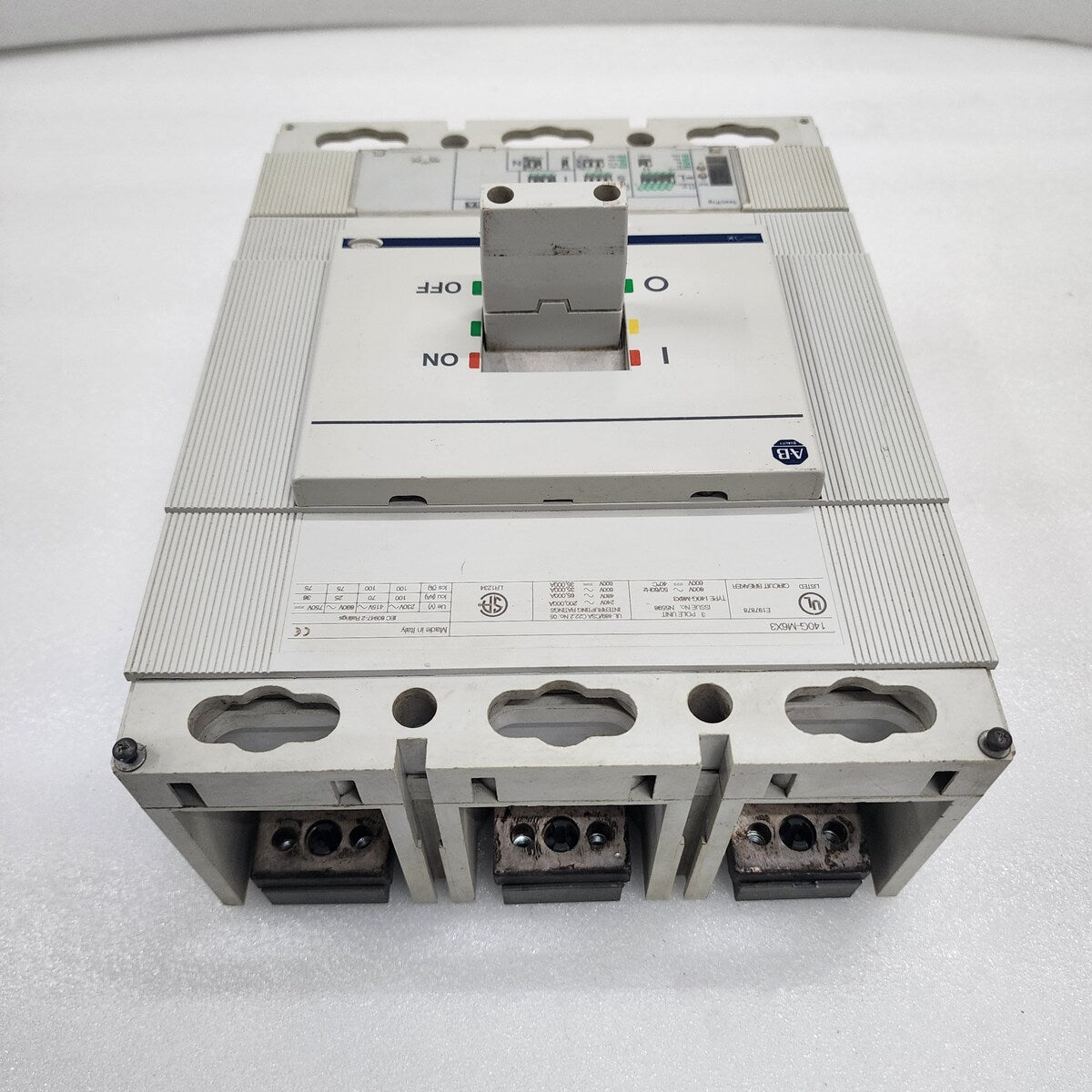 ALLEN BRADLEY CAT 140G-M6X3 CIRCUIT BREAKER 600A BE31025582
