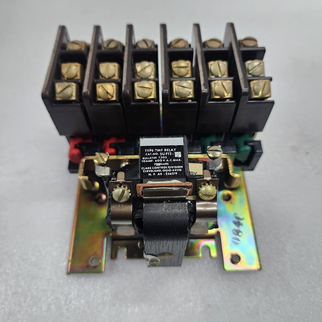 CLARK CONTROL DIVISION 5UF12-2-76 PMF A.C. RELAY BULLETIN 7305 10A 110-120V