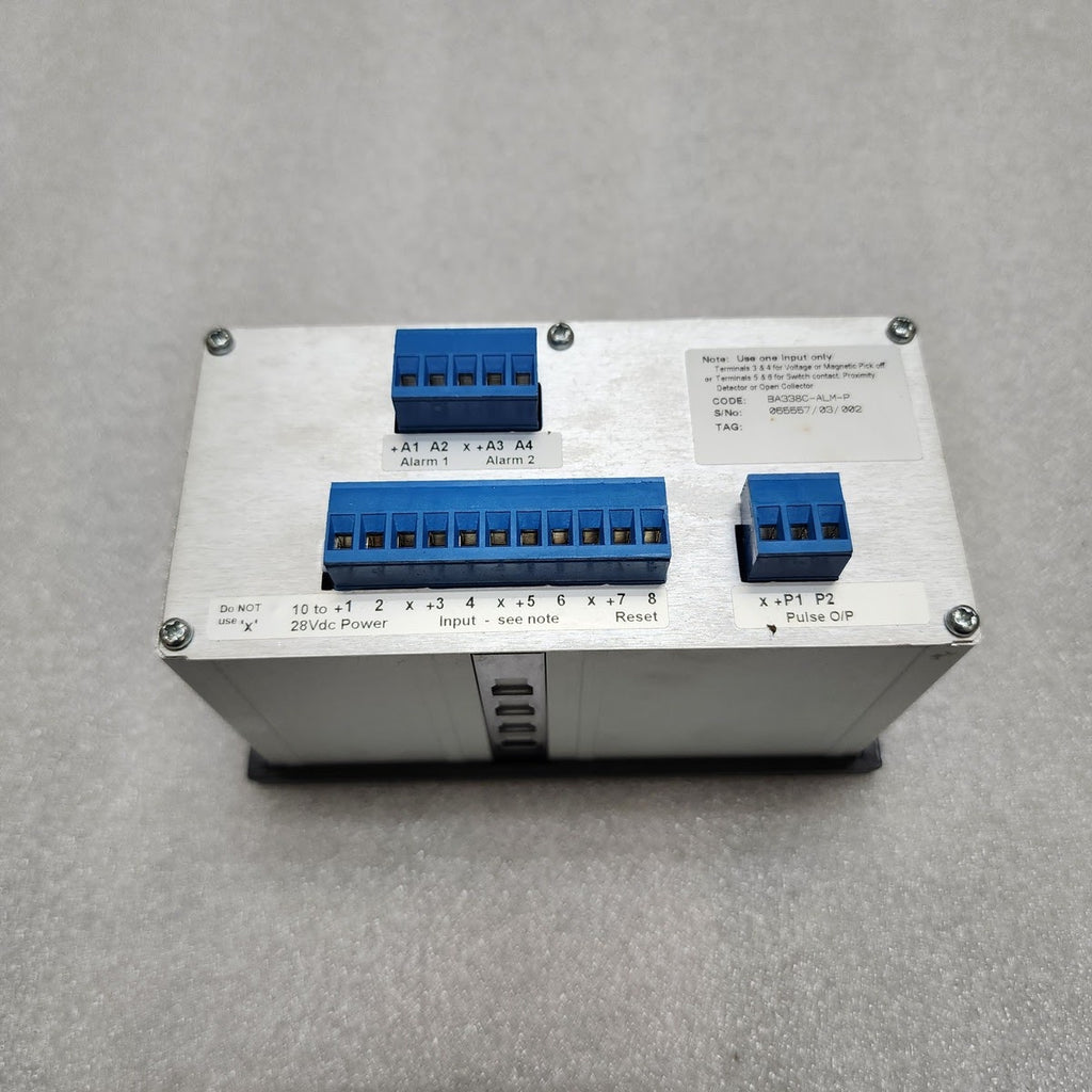 BEKA BA338C EXTERNALLY POWERED PULSE INPUT RATE TOTALISER BA338CALMP